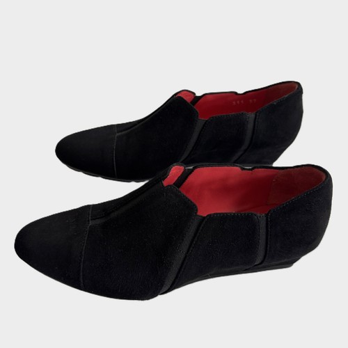 Pas rouge black suede - rouge,
